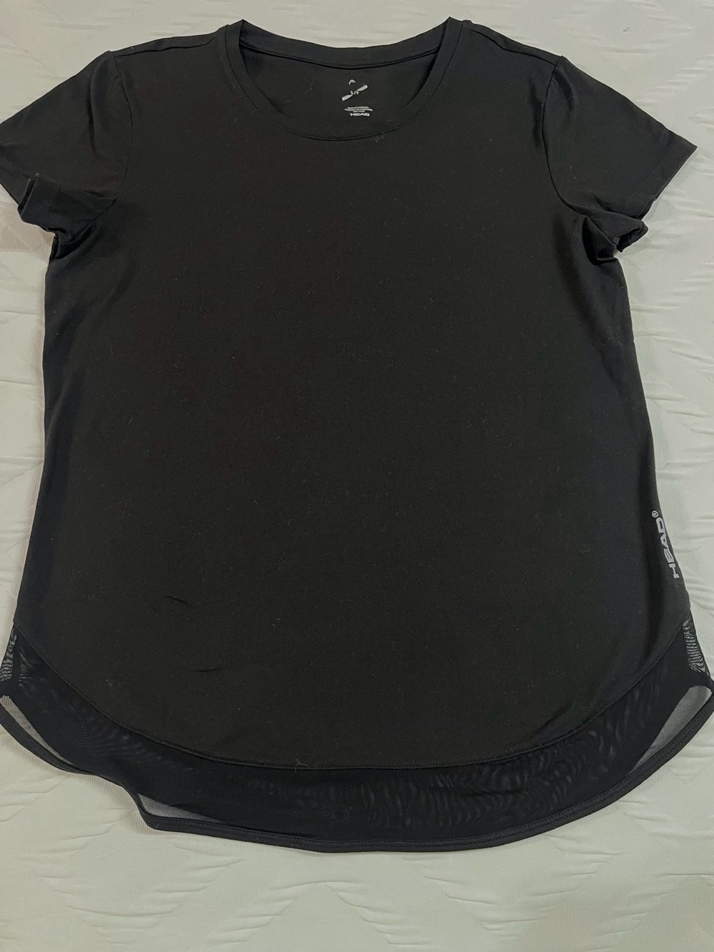 Head Black Short Sleeve Crewneck Performance Tee